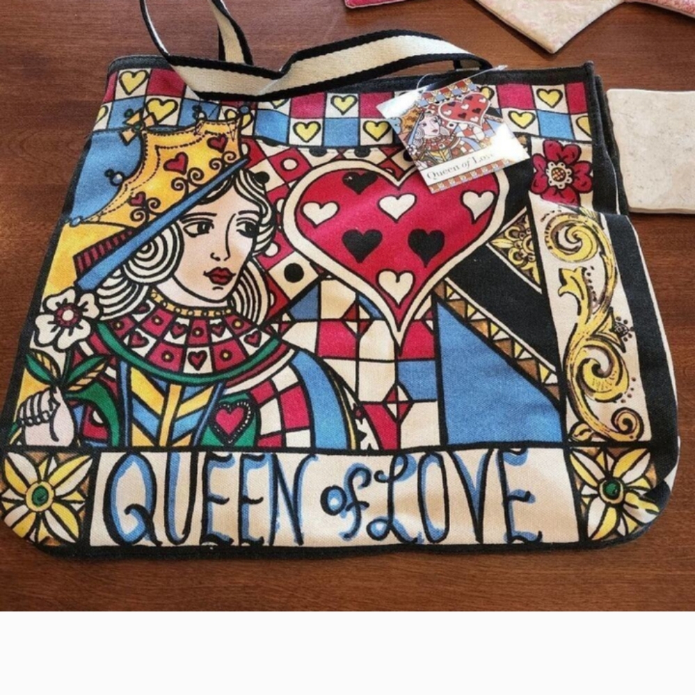 Brighton Queen Of Love Promotional Tote Bag NWT Tom Clancy #P-1